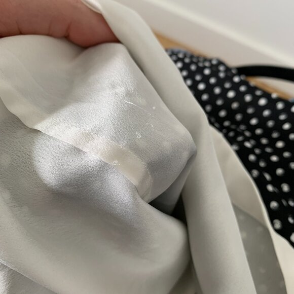 Contemporaine by Simons | Layered Blouse short-sleeve size Small black white - Picture 9 of 11